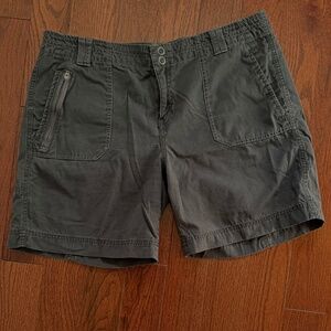 Eddie Bauer size 14 grey Mercer Fit ripstop shorts